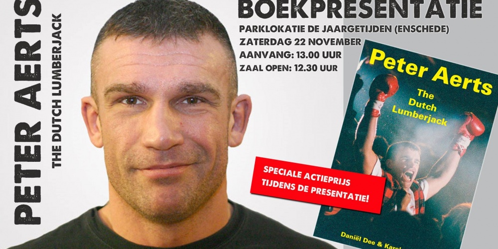 Boekpresentatie van The Dutch Lumberjack, Peter Aerts