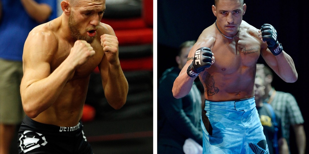 Diego Sanchez steekt mes in Conor McGregor Flyer