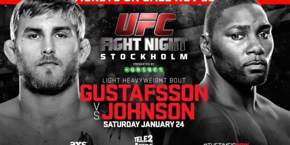 Officiële uitslagen UFC Fight Night Stockholm