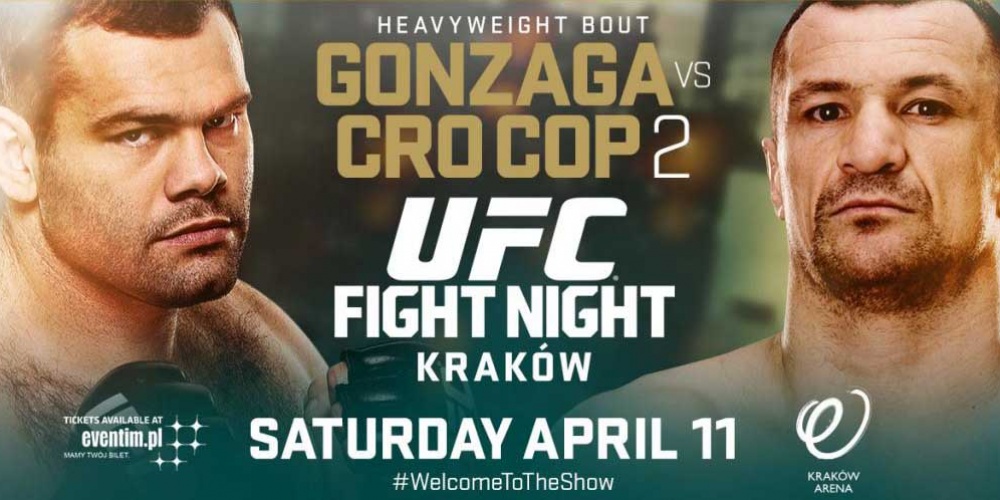 UFC Fight Night: Gonzaga vs. Cro Cop 2 - uitslagen