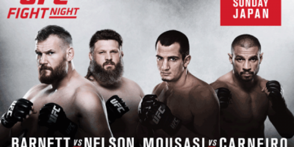 Uitslagen UFC Fight Night 75 Barnett vs Nelson