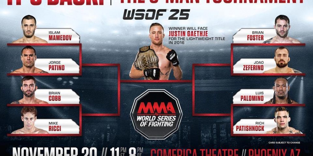 Uitslagen WSOF 25 en UFC