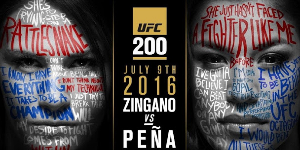 UFC 200: Cat Zingano vs Julianna Pena