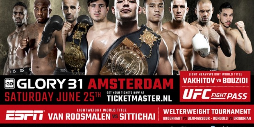 GLORY 31 RAI amsterdam