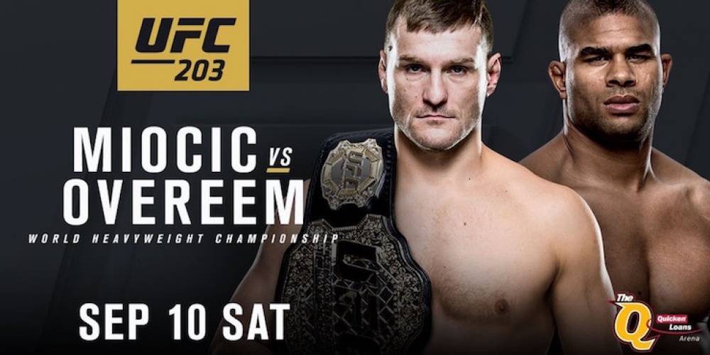 UFC 203: Stipe Miocic vs Alistair Overeem