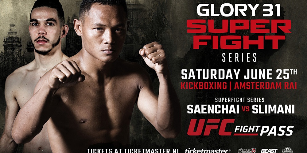 GLORY 31: Legendarische Saenchai vervang Mosab Amrani