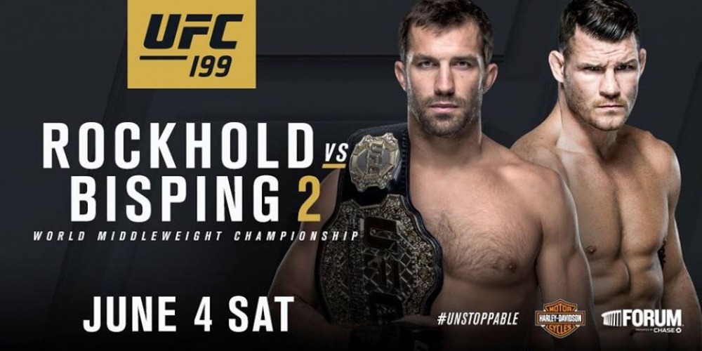 Uitslagen UFC 199: Rockhold vs. Bisping 2