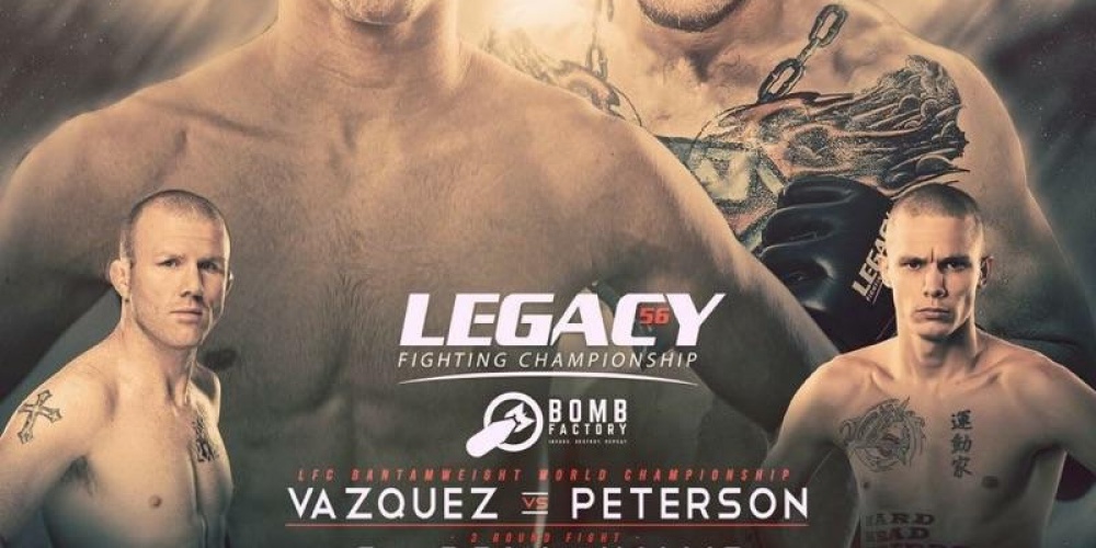 Uitslagen | Legacy FC 56: Vazquez vs. Peterson