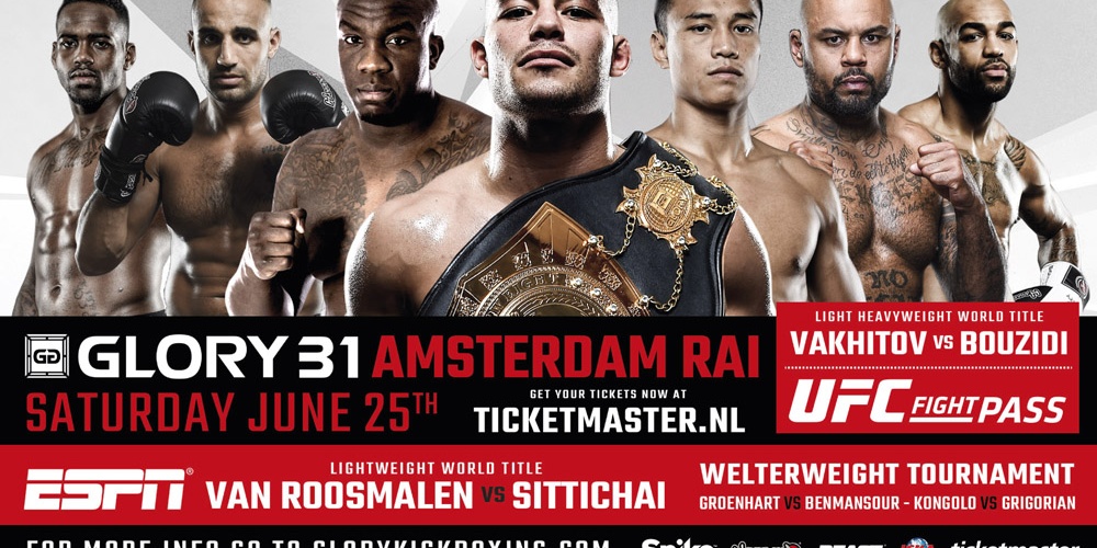 Uitslagen | GLORY 31 RAI Amsterdam