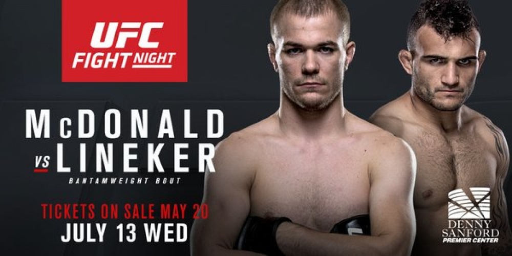 Uitslagen | UFC Fight Night 91: McDonald vs. Lineker