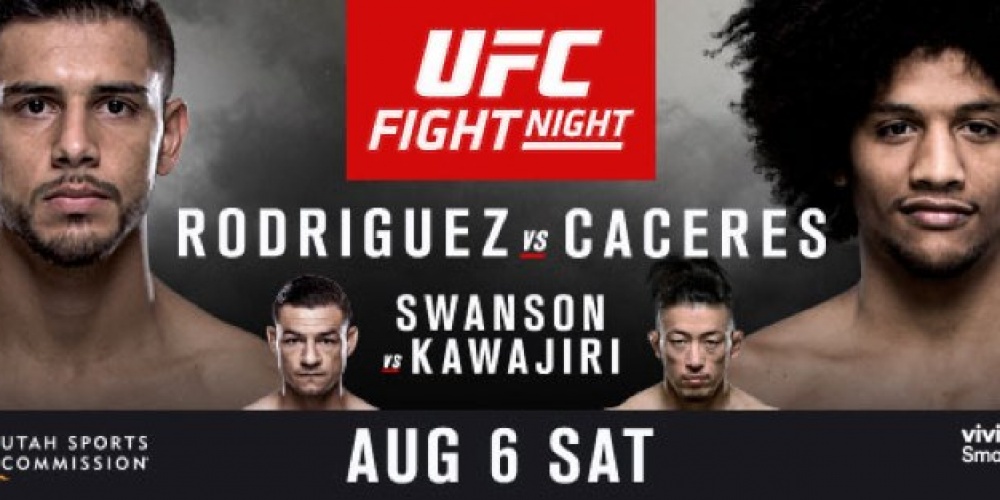 Uitslagen | UFC Fight Night 92: Caceres vs. Rodriguez