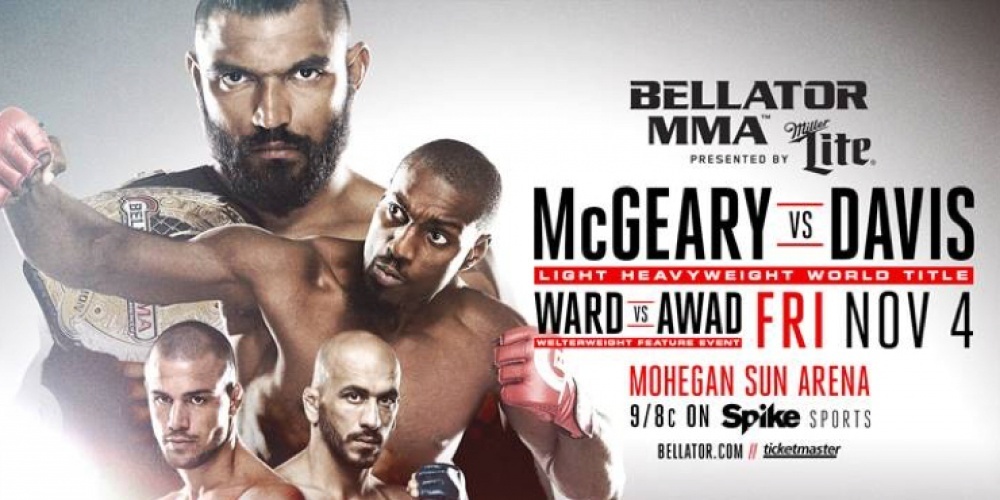 Uitslagen | Bellator 163: McGeary vs. Davis