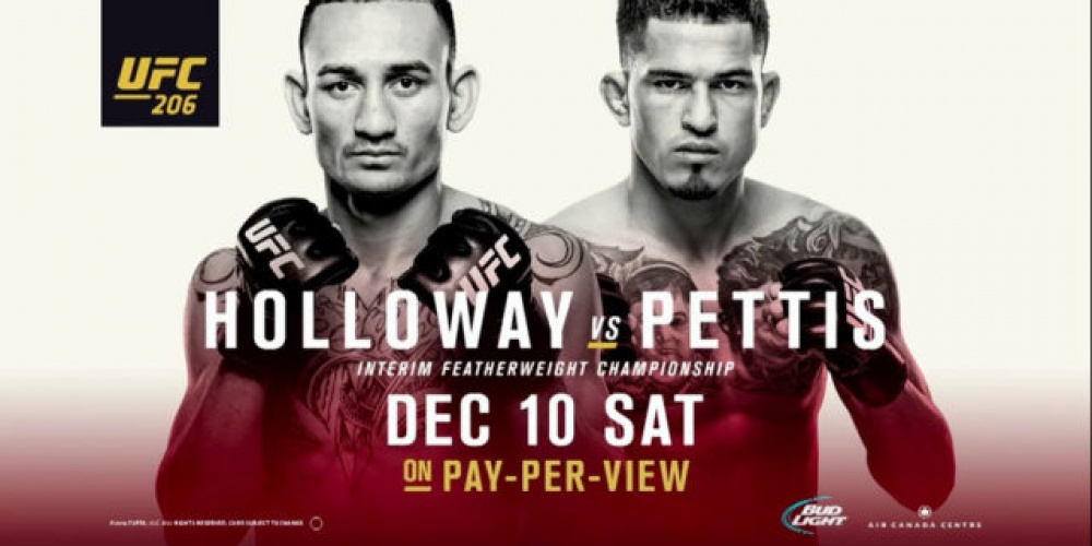 Uitslagen | UFC 206: Holloway vs. Pettis