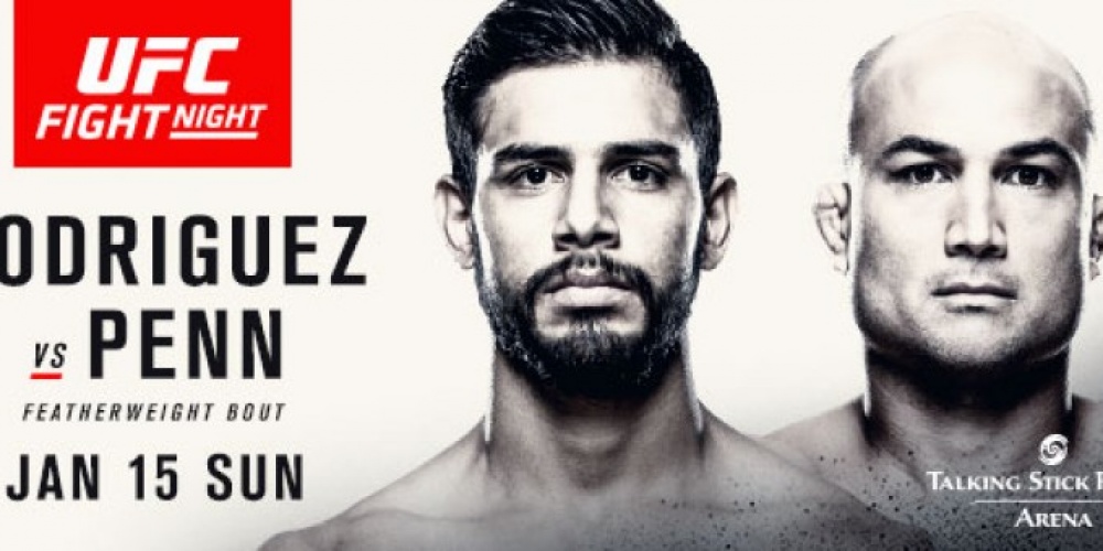 Uitslagen | UFC Fight Night 103: Rodriguez vs. Penn