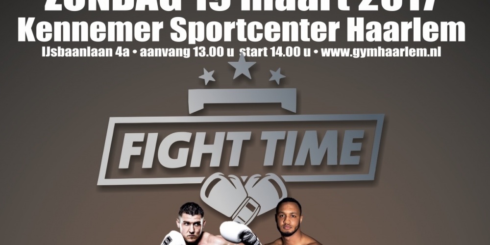 FightTime | 19 maart | Kennemersporthal | Haarlem