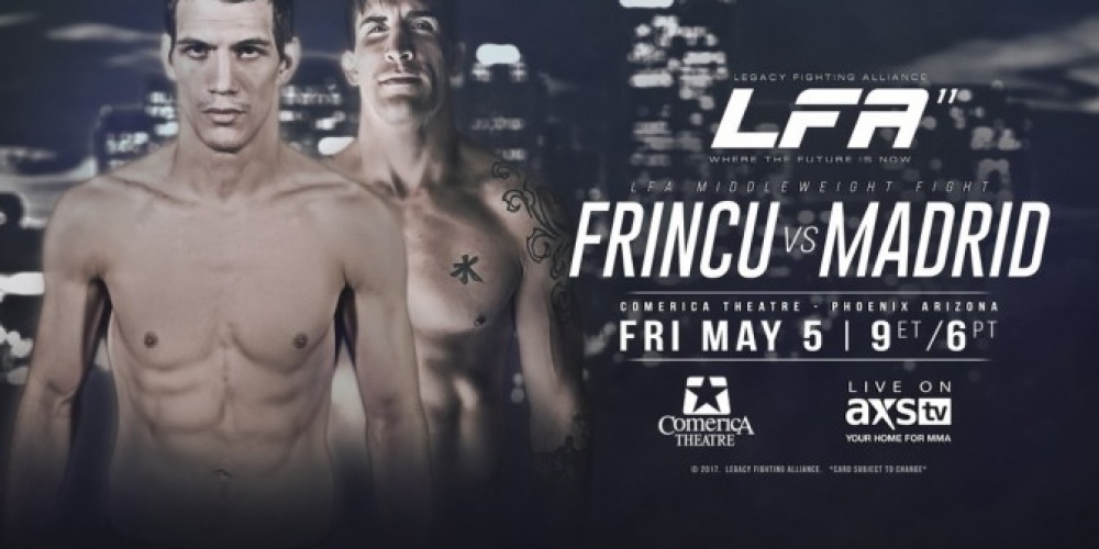 Uitslagen | LFA 11: Frincu vs. Mendonca