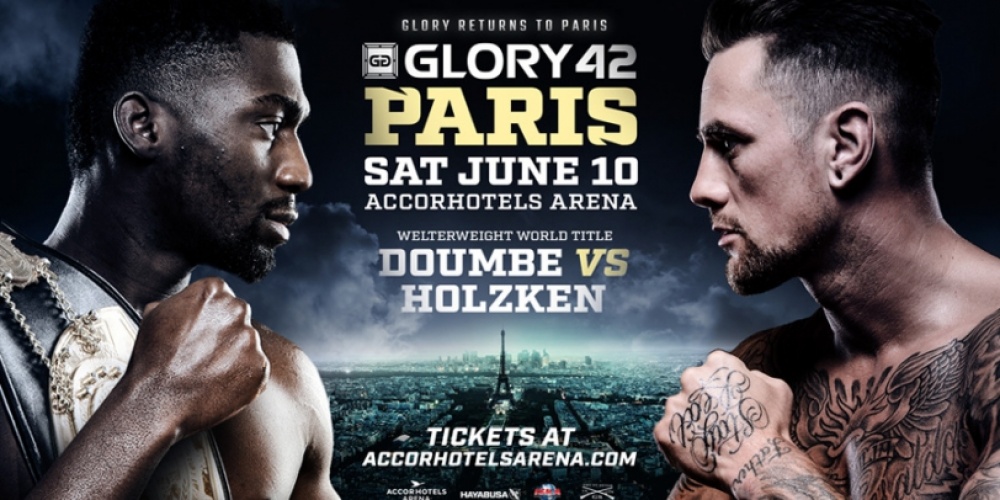 Rematch Wereldkampioen Cedric Doumbe vs. Nieky Holzken GLORY 42 Paris