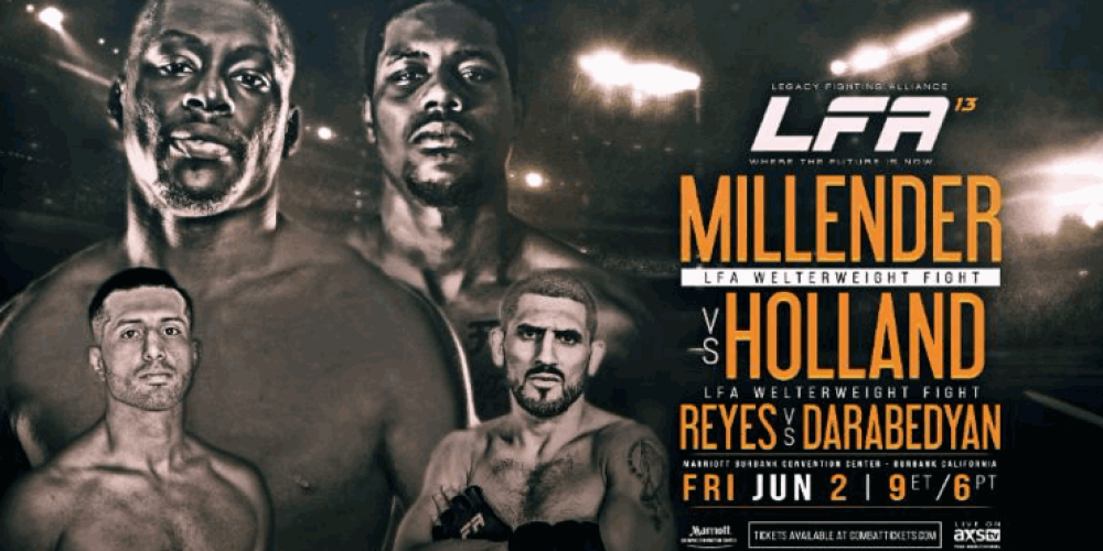 Uitslagen | LFA 13: Millender vs. Holland