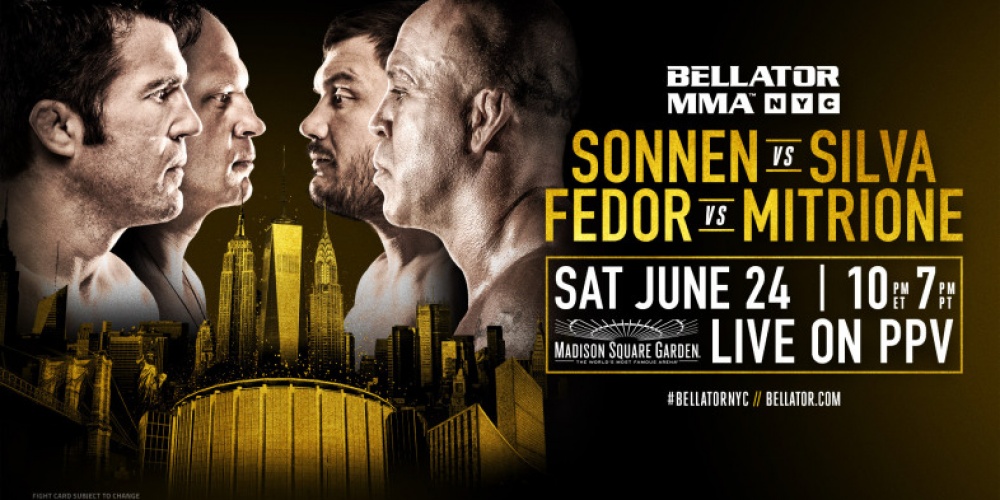 Uitslagen | Bellator NYC: Sonnen vs. Silva