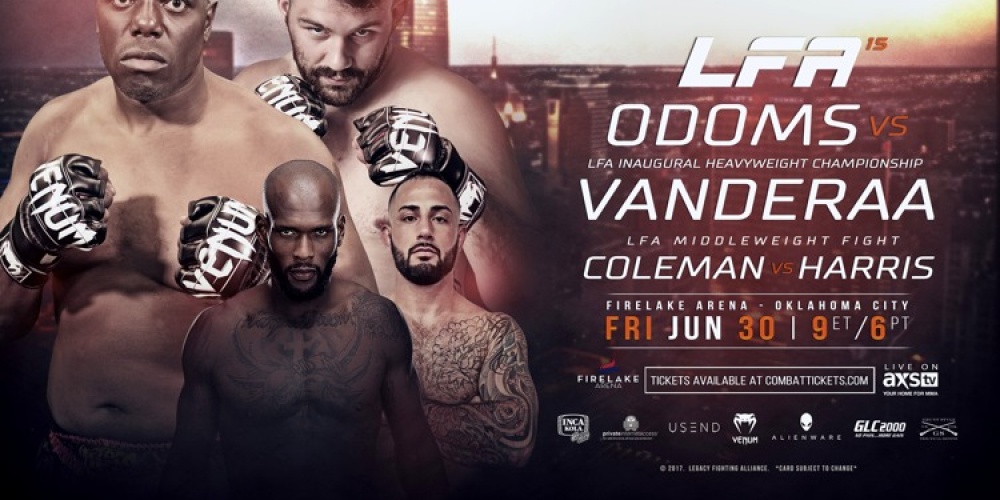 Uitslagen | LFA 15: Odoms vs. Vanderaa