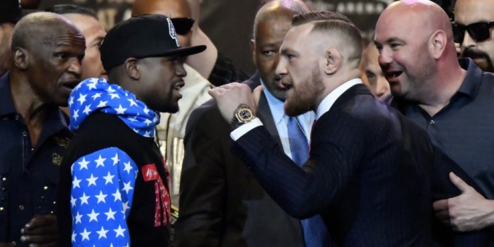 Creatieve McGregor verwerkt boodschap voor Mayweather in maatpak (foto)