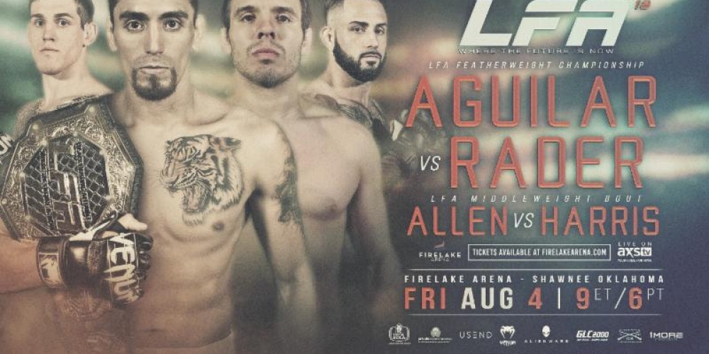 Uitslagen | LFA 18: Aguilar vs. Rader