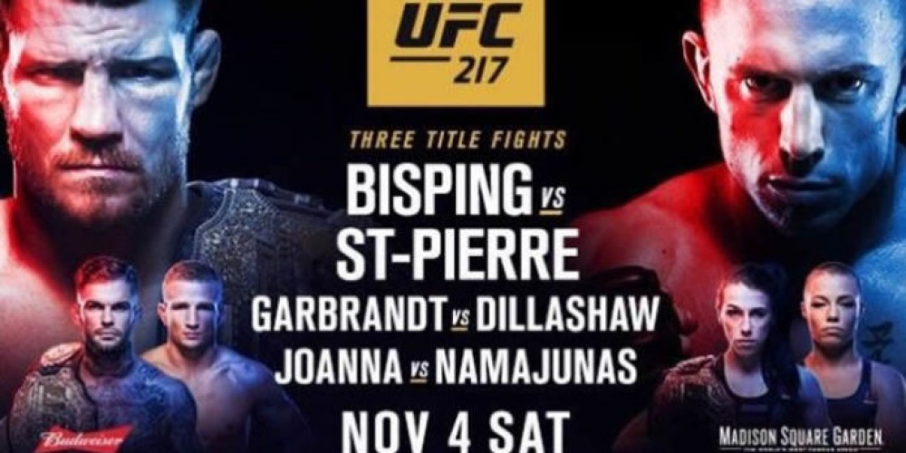 UFC 217: Bisping vs. St-Pierre