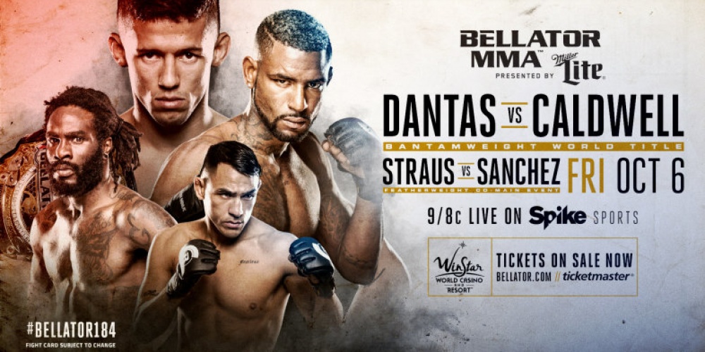 Uitslagen | Bellator 184: Dantas vs. Caldwell