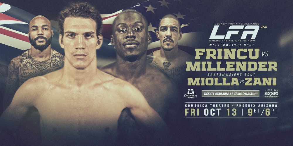 Uitslagen | LFA 24: Frincu vs. Millender