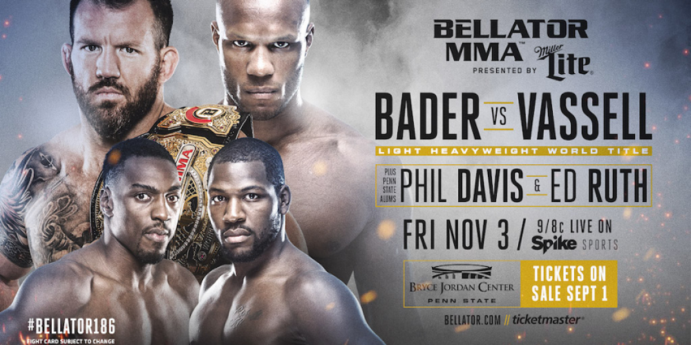 Uitslagen | Bellator 186: Bader vs. Vassell