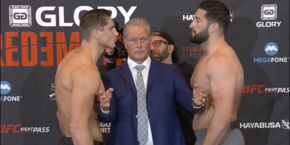 GLORY Redemption: Official Weigh-in