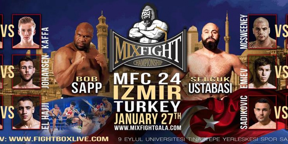 MFC 24 Turkije: Bob Sapp is back (again)