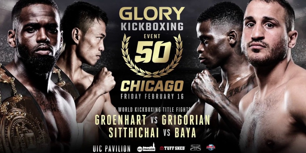 Don't miss GLORY 50 Chicago and GLORY 50 SuperFight Series on February 16th!