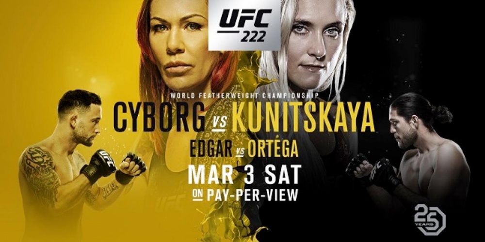 UFC 222: Cyborg vs Kunitskaya – Action Packed Card