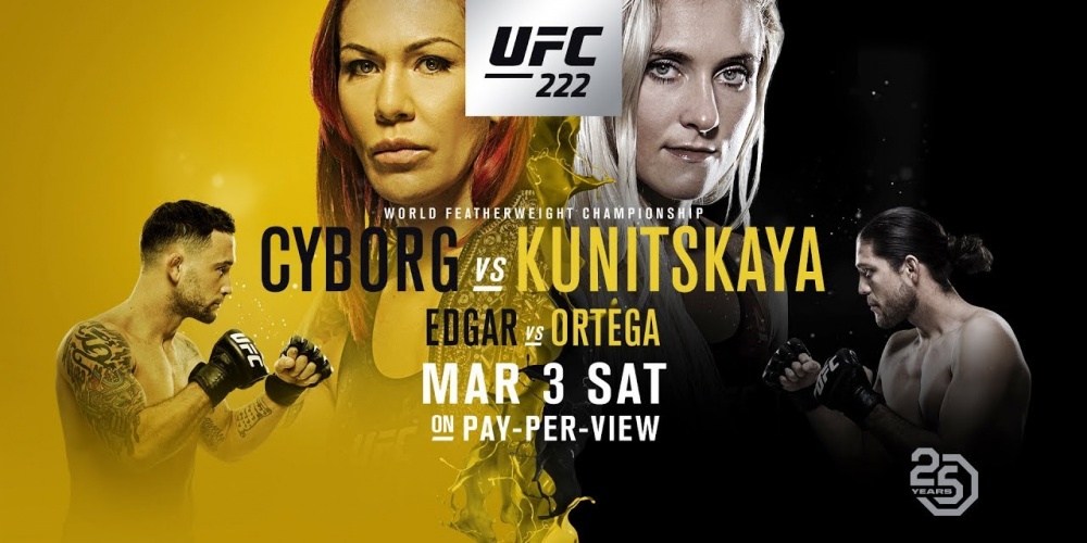 Uitslagen | UFC 222: Cyborg vs. Kunitskaya