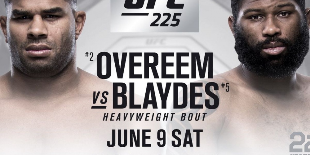 UFC 225: Alistair Overeem vs Curtis Blaydes in Chicago