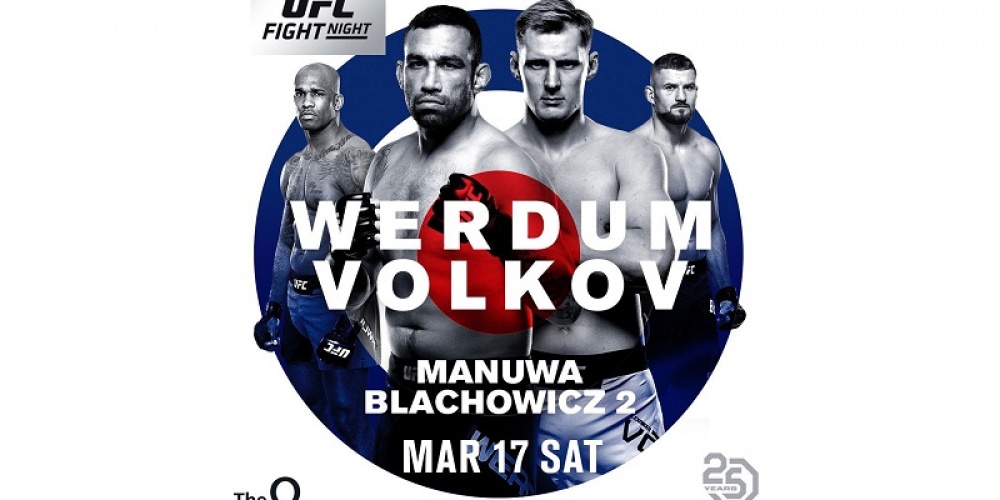 Uitslagen | UFC Fight Night 127: Werdum vs. Volkov