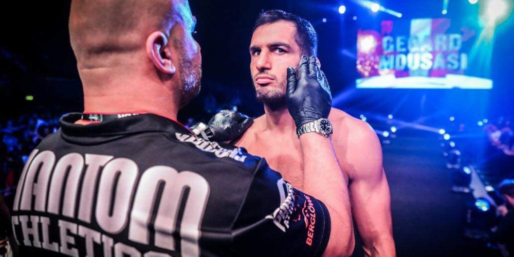 Foto's cutman Stefan Lems @ Bellator 200 (with Mousasi)