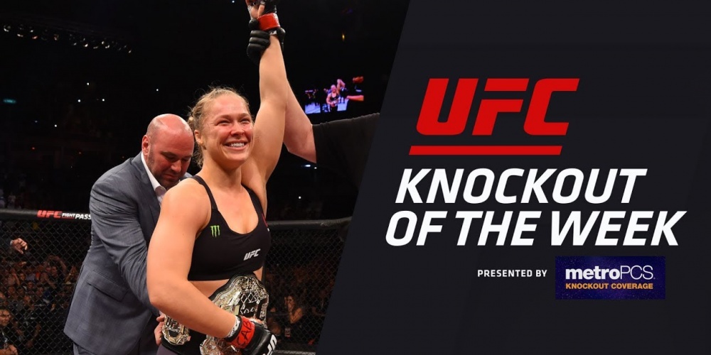 KO of the Week: Ronda Rousey vs Bethe Correia