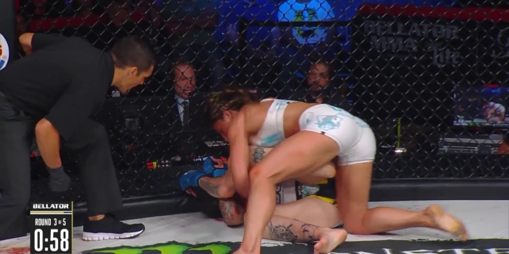 Bellator 202: Julia Budd TKO finish