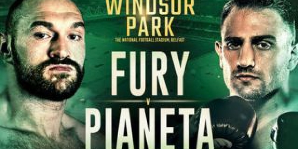 Tyson Fury verslaat Francesco Pianeta op matige wijze