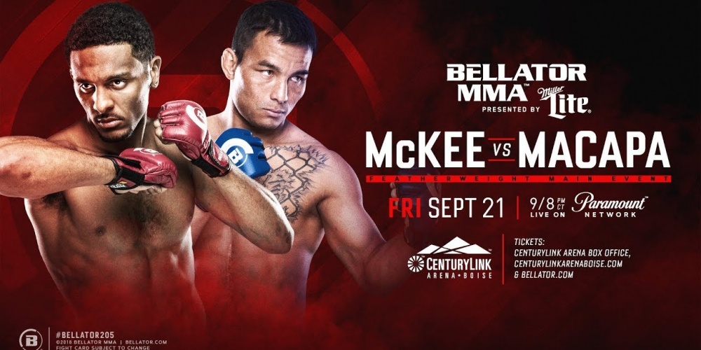 Bellator 205: AJ McKee vs. John Macapa - FRIDAY, September 21st on Paramount Network!