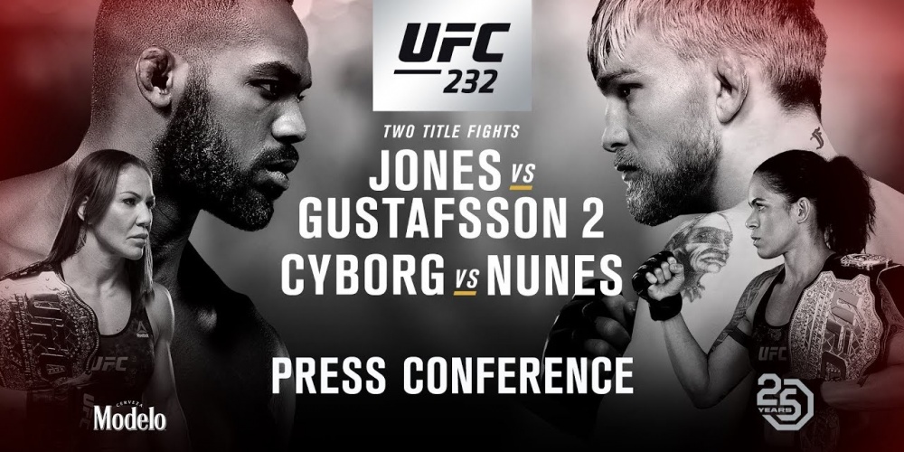 UFC 232: Jones vs Gustafsson 2 Press Conference