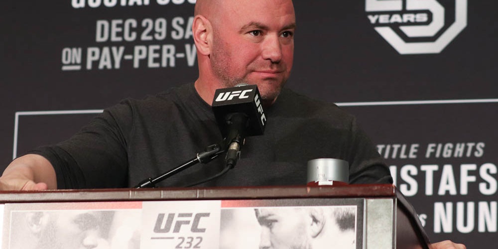 Dana White over verplaatsen van UFC 232