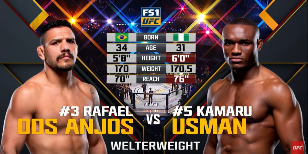 UFC 235 Free Fight: Kamaru Usman vs Rafael Dos Anjos