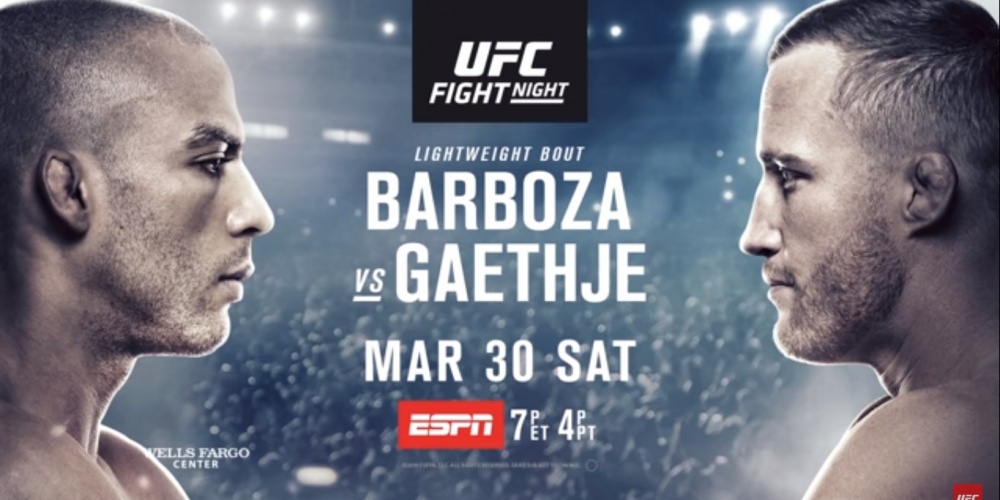 UFC on ESPN 2: Barboza vs. Gaethje