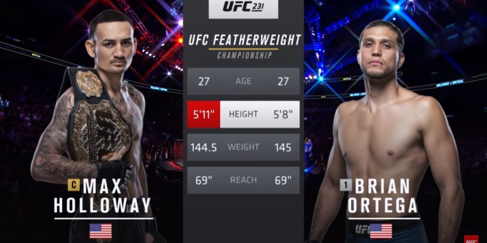 UFC 236 Free Fight: Max Holloway vs Brian Ortega