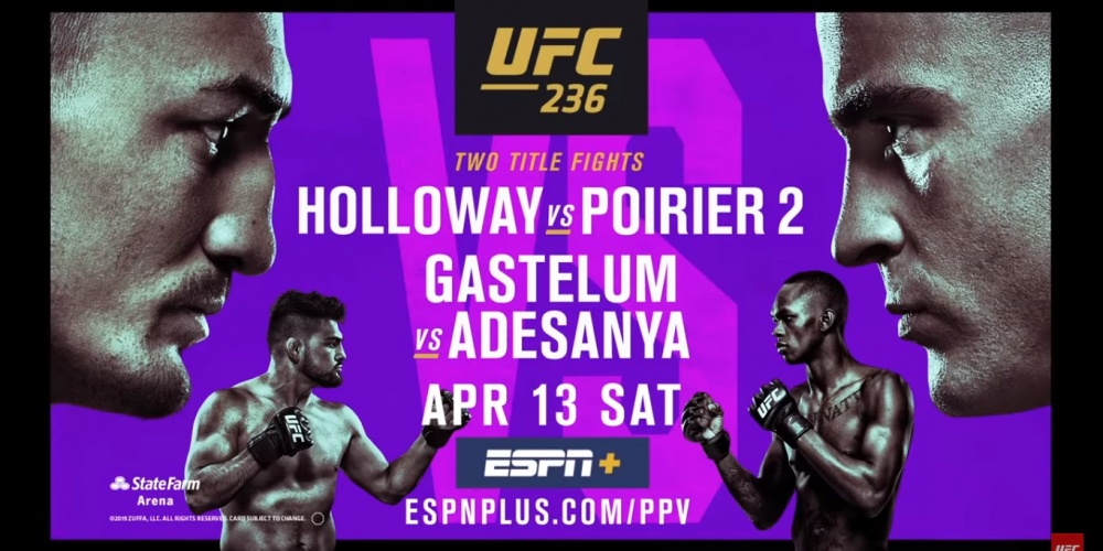 UFC 236: Holloway vs. Poirier 2