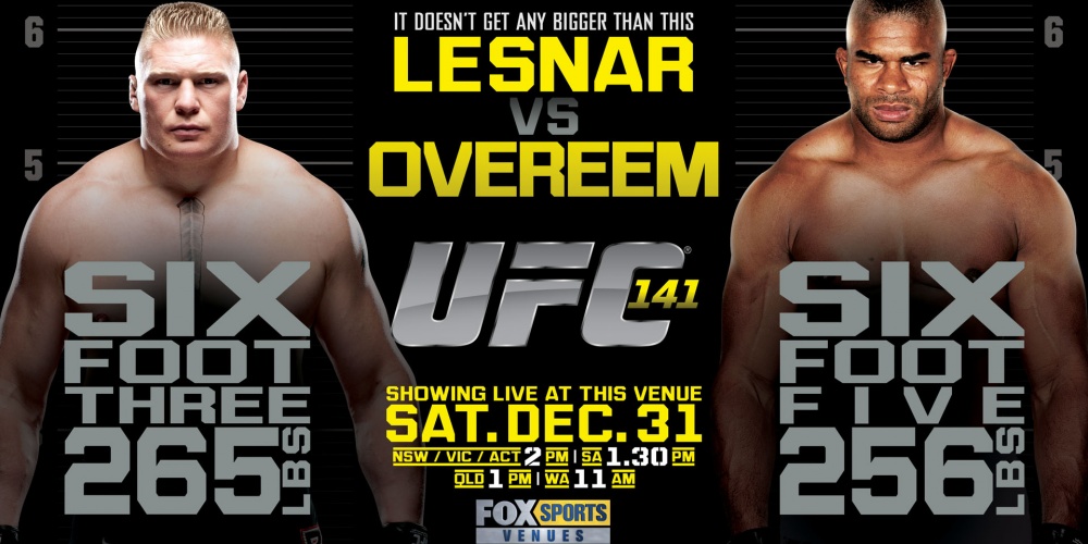 UFC Saint Petersburg Free Fight: Alistair Overeem vs Brock Lesnar