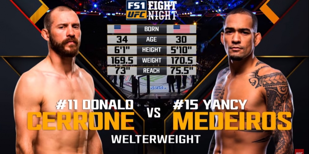 UFC Ottawa Free Fight: Donald Cerrone vs Yancy Medeiros